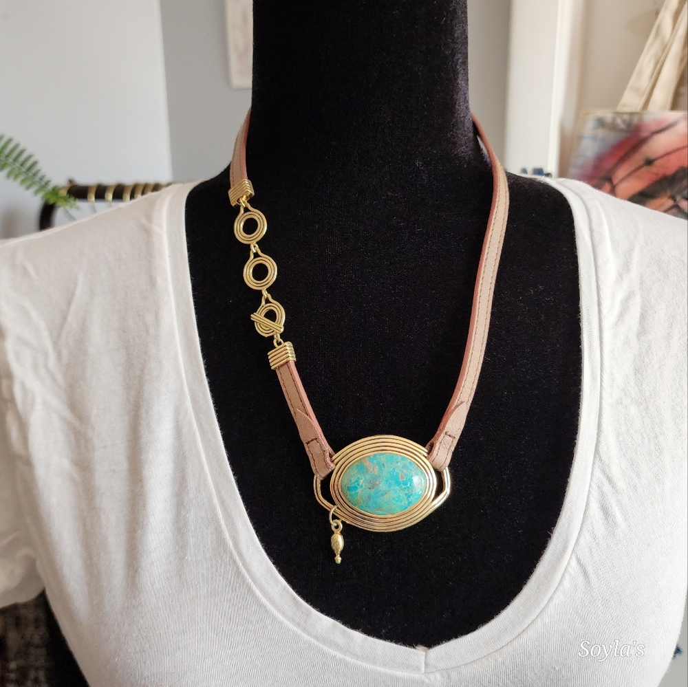 BOHO Turquoise Stone Necklace